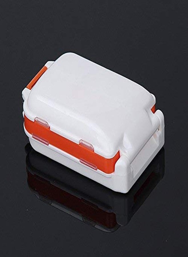 Prostuff.in Multipurpose Small Storage Box/Medicine Mini Vitamin Pill Tablet Case Travel Organizer 8 Lattices/Plastic Jewellery Box for Pills, Multi Color, 1Pcs - Image 5